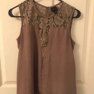 Brown Lace Blouse